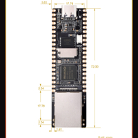 لوحة التطوير LuckFox Pico Plus RV1103 تتميز بمعالج Cortex-A7 بسرعة 1.2 جيجاهرتز ومعالج RISC-V. تحتوي على وحدة NPU بقدرة 0.5 تيرا عمليات في الثانية، ذاكرة DDR2 بحجم 64 ميجابايت، منفذ كاميرا MIPI CSI ثنائي القناة، و25 دبوس GPIO. تدعم إيثرنت بسرعة 10/100 ميجابت في الثانية وتخزين SPI NAND FLASH بسعة 128 ميجابايت. مناسبة للتطبيقات المتقدمة بفضل أدائها المتكامل. image