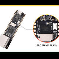 لوحة التطوير LuckFox Pico Plus RV1103 تتميز بمعالج Cortex-A7 بسرعة 1.2 جيجاهرتز ومعالج RISC-V. تحتوي على وحدة NPU بقدرة 0.5 تيرا عمليات في الثانية، ذاكرة DDR2 بحجم 64 ميجابايت، منفذ كاميرا MIPI CSI ثنائي القناة، و25 دبوس GPIO. تدعم إيثرنت بسرعة 10/100 ميجابت في الثانية وتخزين SPI NAND FLASH بسعة 128 ميجابايت. مناسبة للتطبيقات المتقدمة بفضل أدائها المتكامل. image